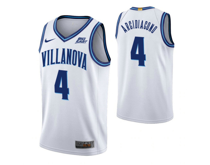 Villanova Wildcats Chris Arcidiacono White Home Replica College Basketball Jersey