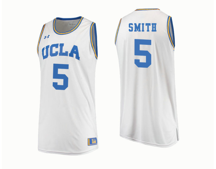 Youth UCLA Bruins #5 Chris Smith Replica College Basketball Jersey White