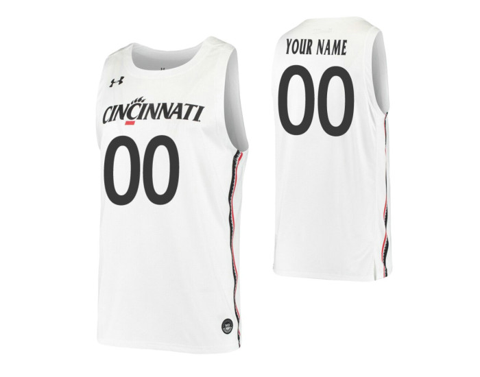 Cincinnati Bearcats Replica Custom Jersey White