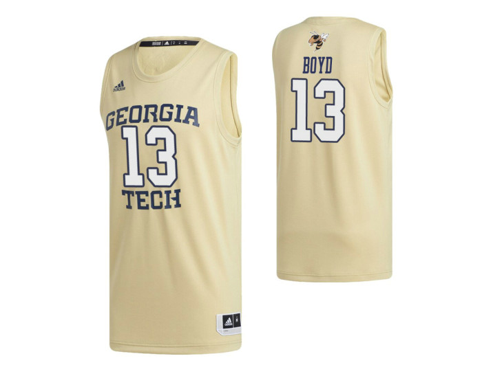 Georgia Tech Yellow Jackets 13 Coleman Boyd Swingman Jersey Gold