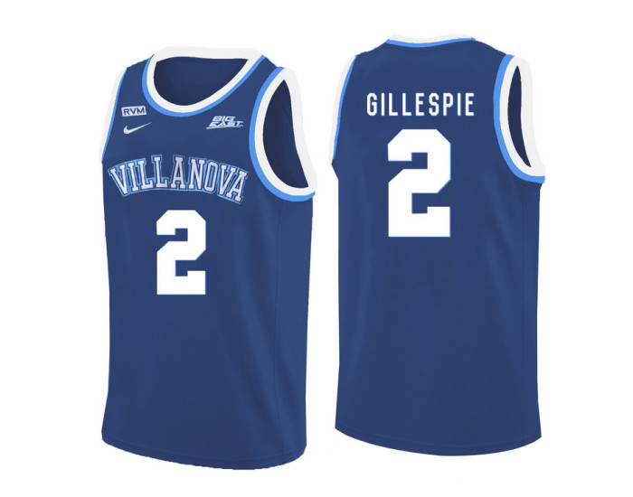 Youth Villanova Wildcats #2 Collin Gillespie Replica College Basketball Jersey Blue