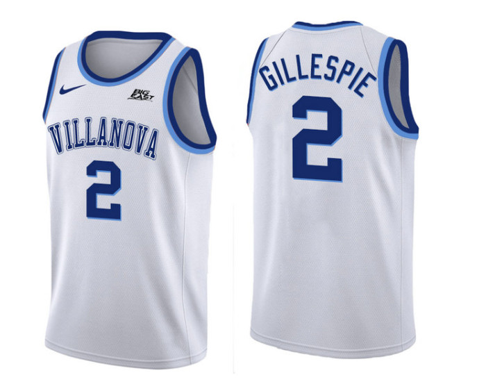 Youth Villanova Wildcats #2 Collin Gillespie Replica College Basketball Jersey White