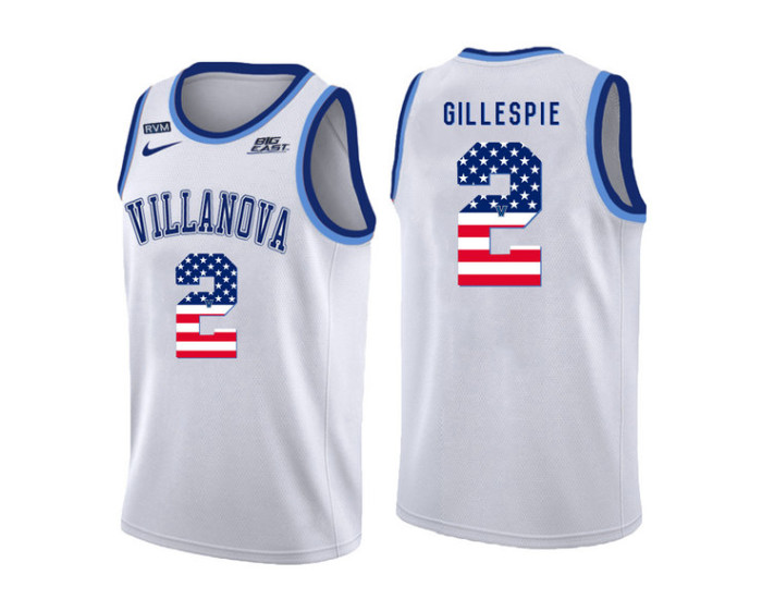 Villanova Wildcats #2 Collin Gillespie Authentic College Basketball Jersey White
