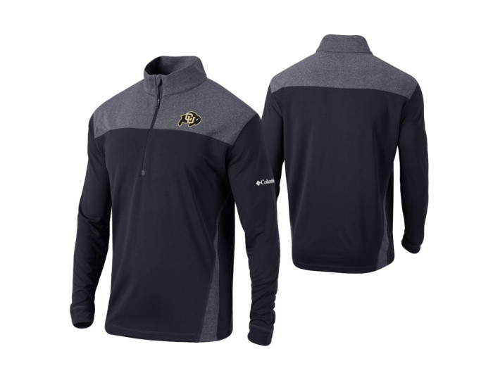 Colorado Buffaloes Black Omni-Wick Standard Quarter-Zip Jacket