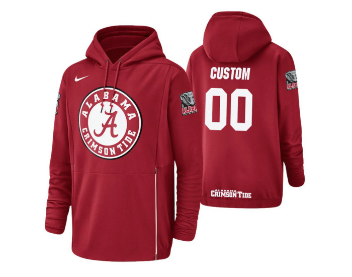 Florida State Seminoles #00 Custom Men's Crimson College Basketball Hoodie