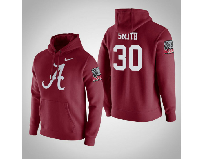 Alabama Crimson Tide #30 Galin Smith Men's Crimson College Basketball Hoodie