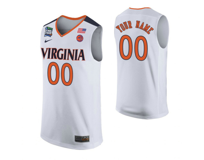 Virginia Cavaliers White 2019 Final Four College Basketball Jersey