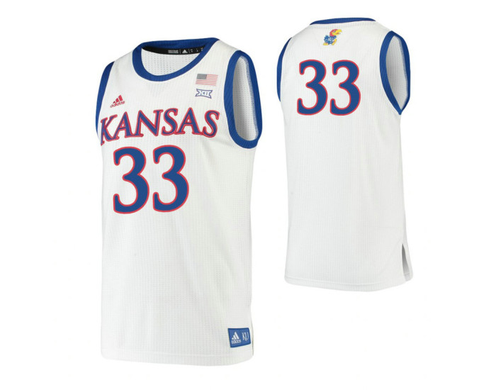 Youth David McCormack Kansas Jayhawks White Authentic College Basketball Jersey