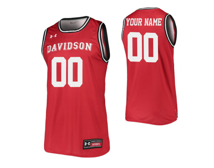 Davidson Wildcats Replica Custom Jersey Red