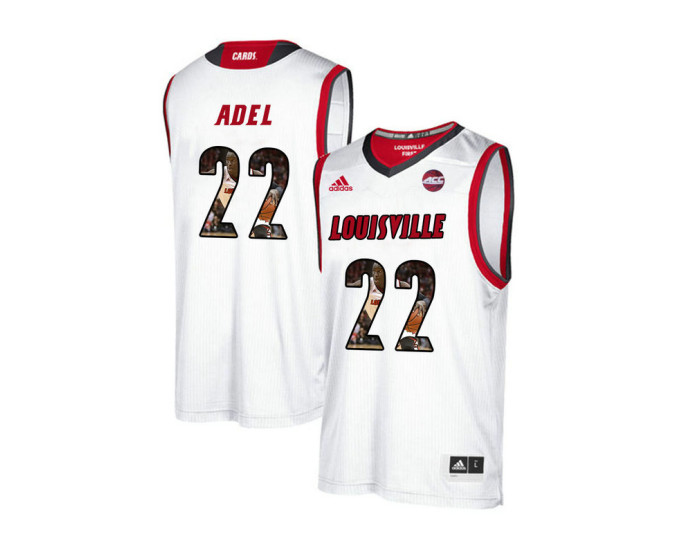 Youth Louisville Cardinals #22 Deng Adel Authentic College Basketball Jersey White