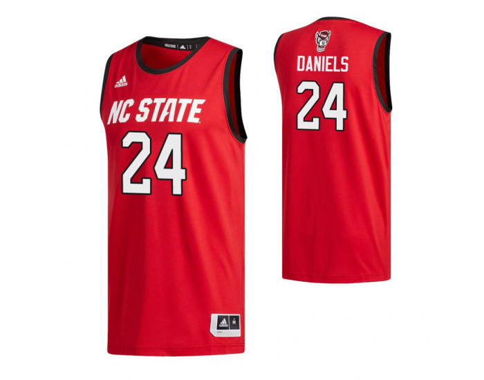 NC State Wolfpack #24 Devon Daniels Red Replica College Basketball Jersey