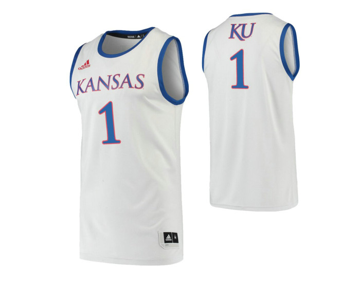 Kansas Jayhawks #1 Devon Dotson Gray Authentic College Basketball Jersey