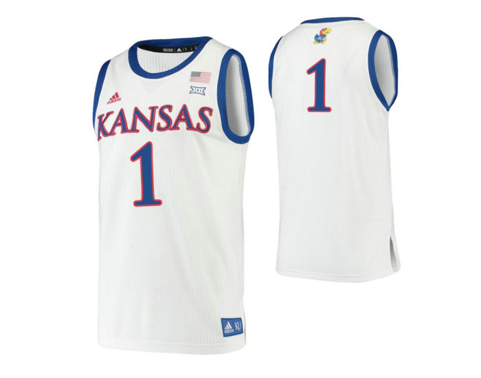 Devon Dotson Kansas Jayhawks White Authentic College Basketball Jersey