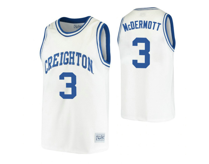 Youth Creighton Bluejays #3 Doug McDermott White Authentic College Basketball Jersey
