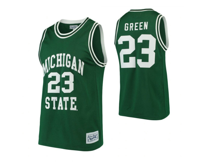 Youth Michigan State Spartans #23 Draymond Green Green Authentic College Basketball Jersey