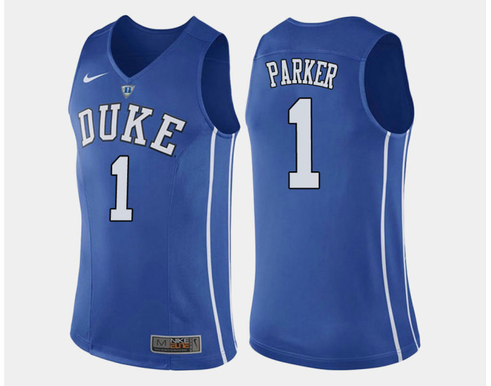 Duke Blue Devils #1 Jabari Parker Blue Home Authentic College Basketball Jersey