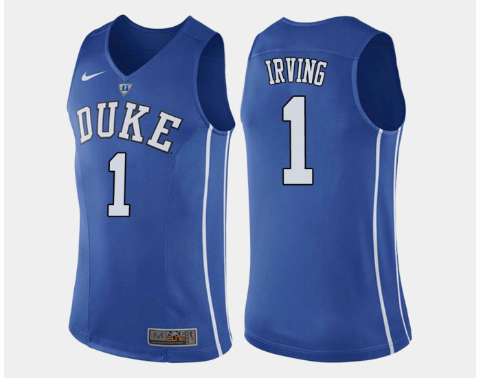 Duke Blue Devils #1 Kyrie Irving Blue Home Authentic College Basketball Jersey