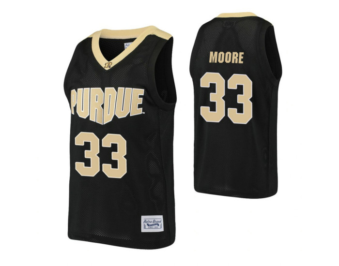 Purdue Boilermakers 33 E'Twaun Moore Alumni Replica College Basketball Jersey Black