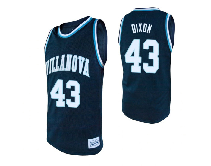 Youth Villanova Wildcats 43 Eric Dixon Alumni Replica College Basketball Jersey Navy