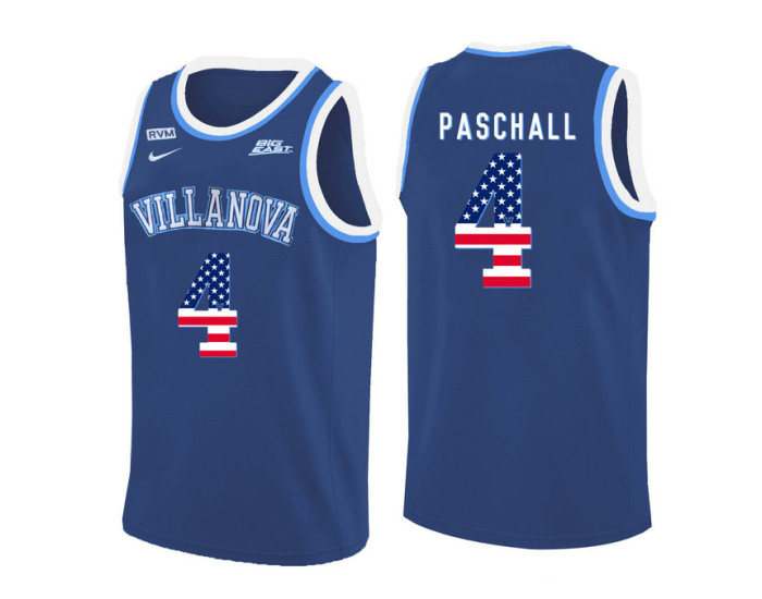 Youth Villanova Wildcats #4 Eric Paschall Authentic College Basketball Jersey Blue