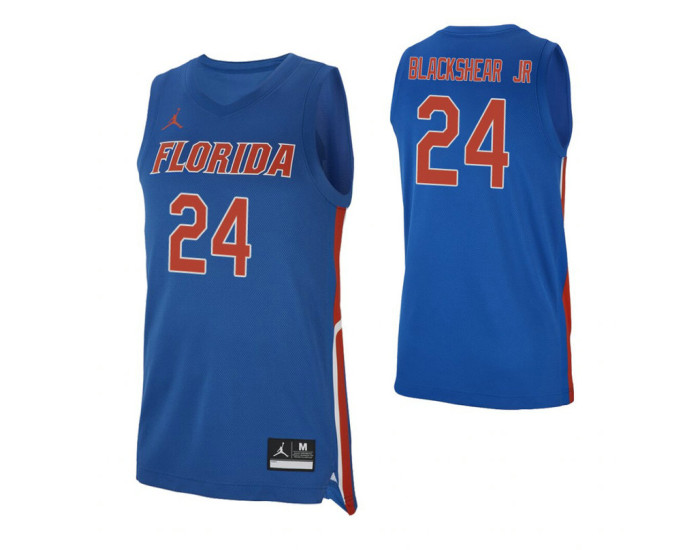 Florida Gators #24 Kerry Blackshear Jr. Royal Authentic College Basketball Jersey