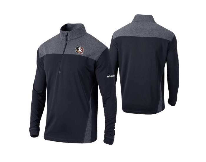 Florida State Seminoles Black Omni-Wick Standard Quarter-Zip Jacket