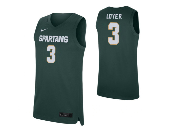 Youth Michigan State Spartans #3 Foster Loyer Green Authentic College Basketball Jersey