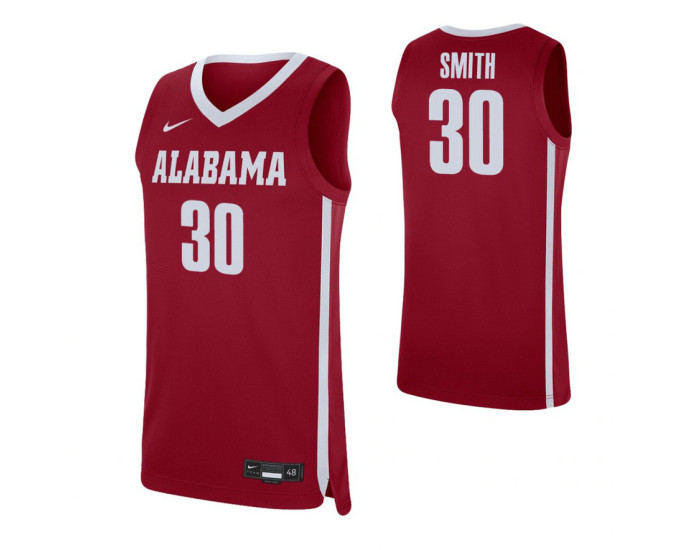 Youth Alabama Crimson Tide Galin Smith Authentic College Basketball Jersey Crimson