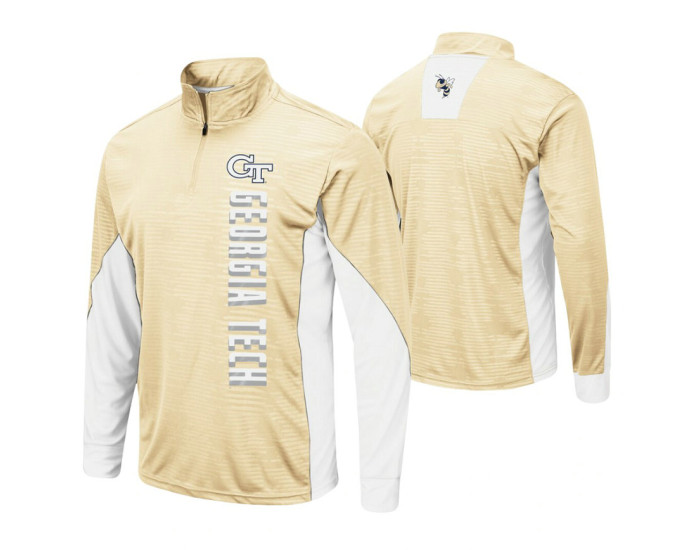 Georgia Tech Yellow Jackets Gold Bart Windshirt Pullover Jacket