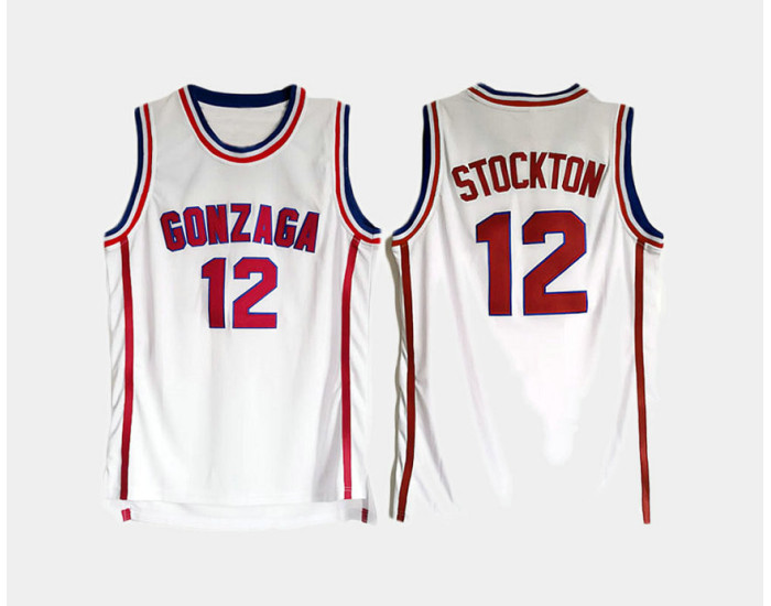 Gonzaga Bulldogs #12 Oscar Robertson White Home Authentic College Basketball Jersey