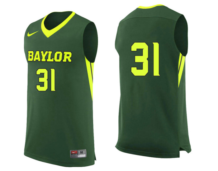 Youth Baylor Bears #31 Terry Maston Replica College Basketball Jersey Green