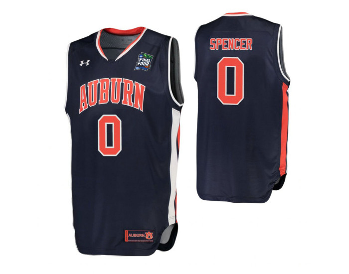 Horace Spencer Auburn Tigers Navy 2019 Final Four Authentic College Basketball Jersey
