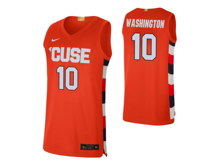 Syracuse Orange 10 Howard Washington Alumni Limited Authentic College Basketball Jersey Orange