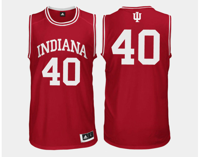 indiana Hoosiers #40 Cody Zeller Red Road Replica College Basketball Jersey
