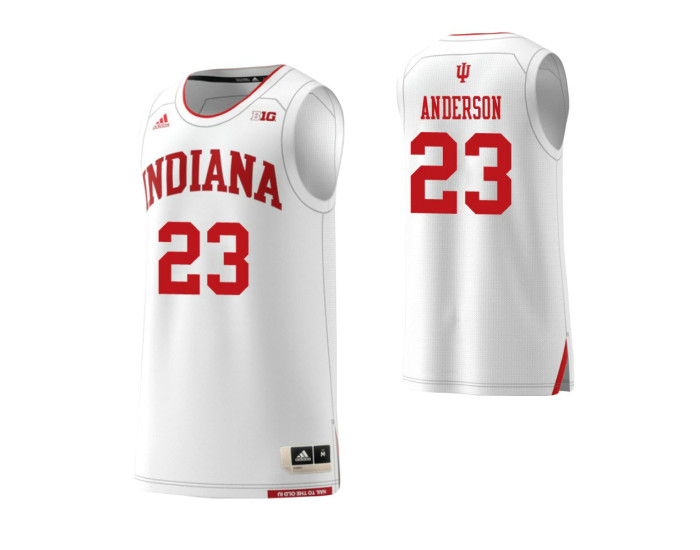Youth Indiana Hoosiers #23 Damezi Anderson Authentic College Basketball Jersey White