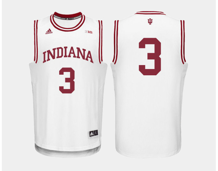 indiana Hoosiers #3 OG Anunoby White Home Authentic College Basketball Jersey