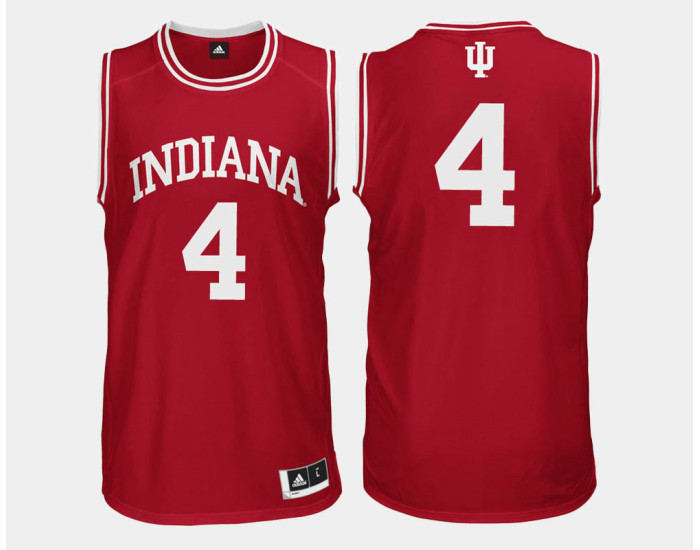indiana Hoosiers #4 Victor Oladipo Red Road Authentic College Basketball Jersey