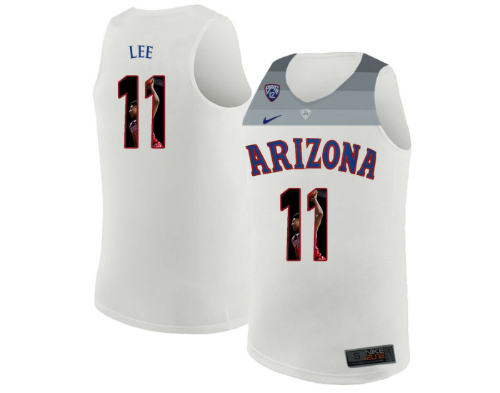 Arizona Wildcats #11 Ira Lee Authentic College Basketball Jersey White