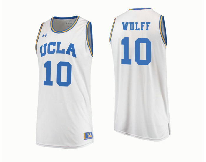 Youth UCLA Bruins #10 Isaac Wulff Replica College Basketball Jersey White