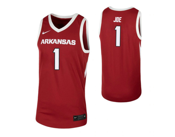 Isaiah Joe Replica College Basketball Jersey Cardinal Arkansas Razorbacks