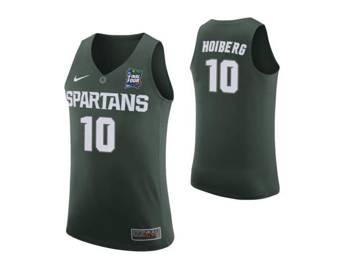 Jack Hoiberg Michigan State Spartans Green 2019 Final Four Authentic College Basketball Jersey