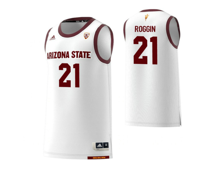 Youth Arizona State Sun Devils 21 Jack Roggin Authentic College Basketball Jersey White
