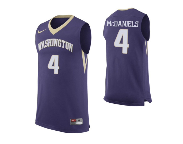 Washington Huskies Jaden McDaniels Authentic College Basketball Jersey Purple