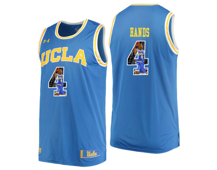 Youth UCLA Bruins #4 Jaylen Hands Replica College Basketball Jersey Blue