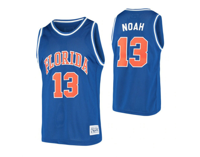 Florida Gators 13 Joakim Noah Alumni Replica College Basketball Jersey Royal