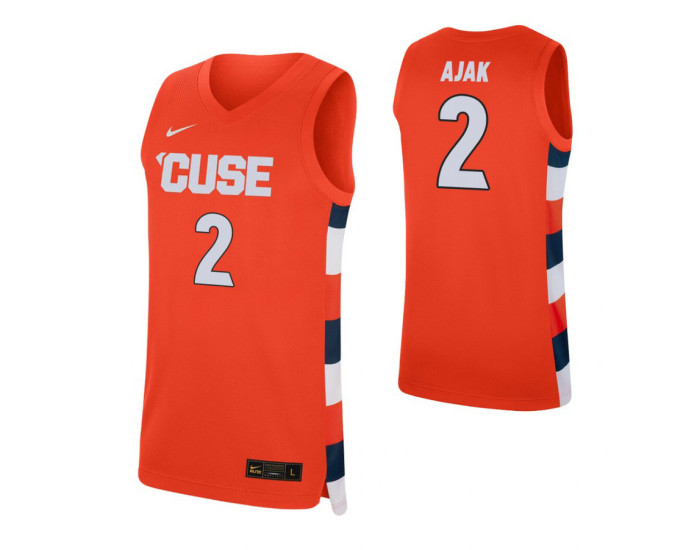 Youth John Bol Ajak Replica College Basketball Jersey Orange Syracuse Orange