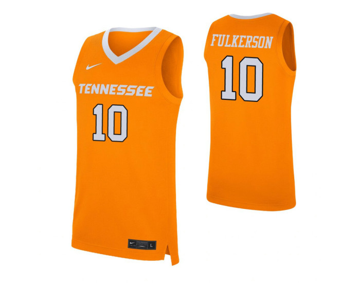 Youth Tennessee Volunteers #10 John Fulkerson Orange Authentic College Basketball Jersey