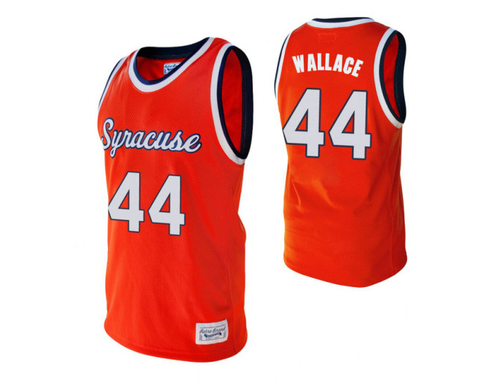 Youth Syracuse Orange 44 John Wallace Alumni Replica College Basketball Jersey Orange