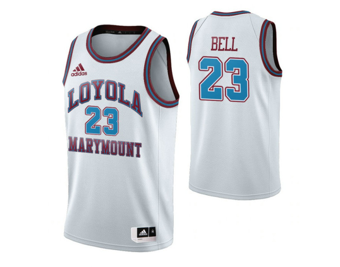 Youth Loyola Marymount Lions #23 Jordan Bell White Replica College Basketball Jersey