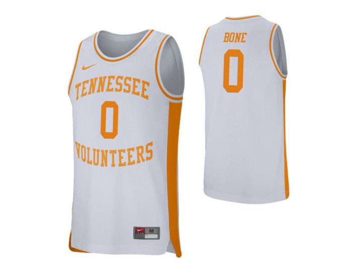 Youth Tennessee Volunteers #0 Jordan Bone White Authentic College Basketball Jersey